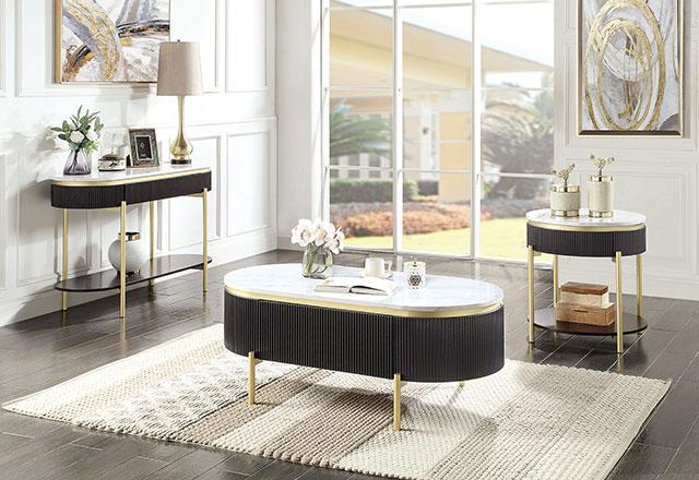 KOBLENZ Sofa Table, Dark Walnut - Furniture House (VA)