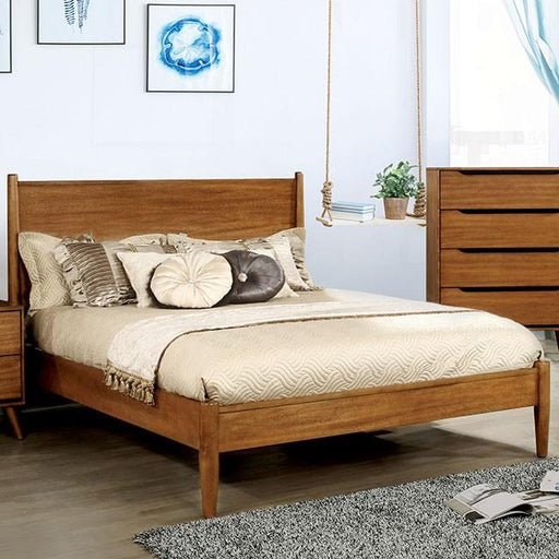 Lennart Oak Cal.King, E.King & Queen Bed - Furniture House (VA)