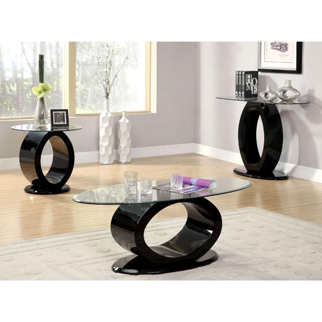 LODIA III Black End Table, Black - Furniture House (VA)