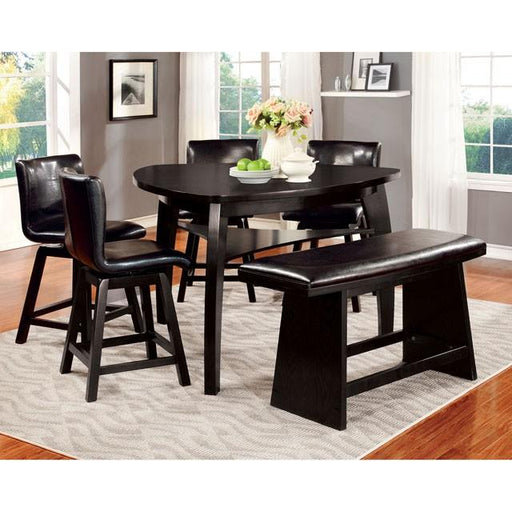 HURLEY Black Counter Ht. Table - Furniture House (VA)