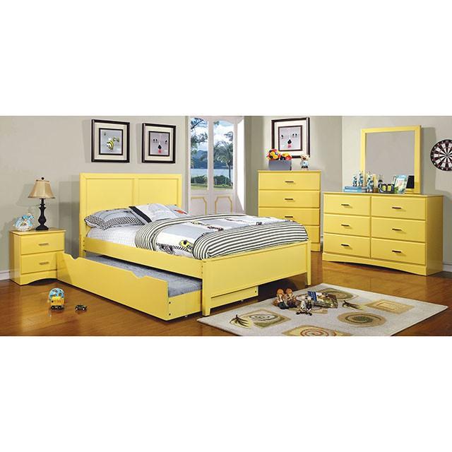 Prismo Bed Yellow - Furniture House (VA)
