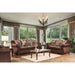 TABITHA Brown Love Seat, Brown - Furniture House (VA)
