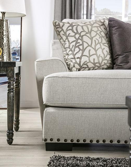 PICOTEE Sofa, Light Gray/Black - Furniture House (VA)