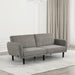 Aristide Futon Sofa Grey & Brown - Furniture House (VA)