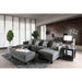 Lowry Gray Sectional w/ Ottoman - Furniture House (VA)