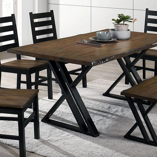 Barbary Dining Table Set with Bench - Furniture House (VA)