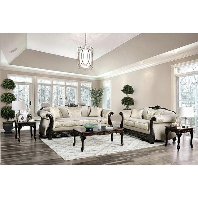 Newdale Ivory Love Seat - Furniture House (VA)