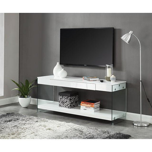 Sabugal White 70" TV Stand - Furniture House (VA)
