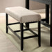 SANIA II Antique Black/Beige Counter Ht. Bench - Furniture House (VA)
