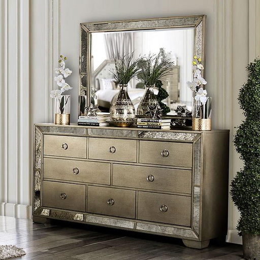 LORAINE Champagne Mirror - Furniture House (VA)