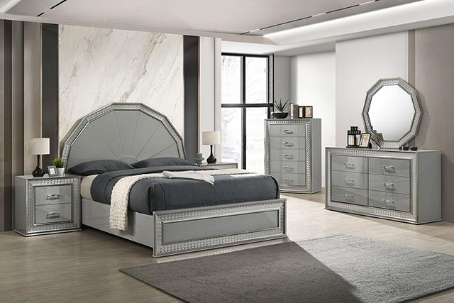 Cassiopeia E.King & Queen Bed Squre & Circular - Furniture House (VA)