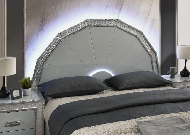 Cassiopeia E.King & Queen Bed Squre & Circular - Furniture House (VA)