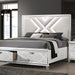 Emmeline 4 & 5 Piece Queen Bedroom Set Gray & White - Furniture House (VA)