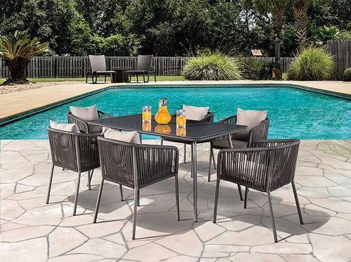 Tushari 8 Pc. Outdoor Dining Set - Furniture House (VA)