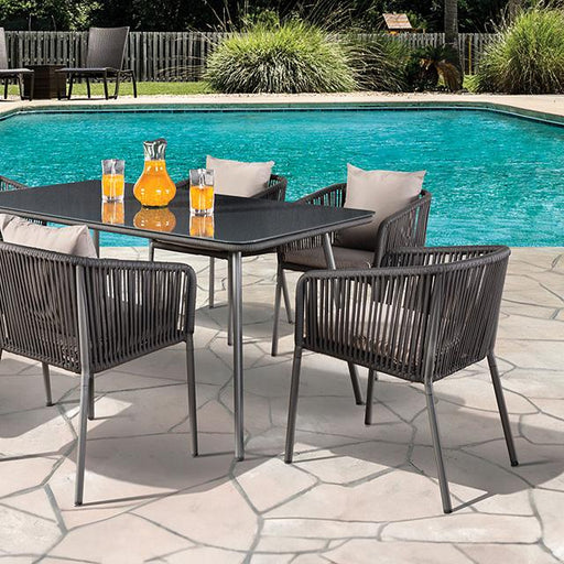Tushari 8 Pc. Outdoor Dining Set - Furniture House (VA)