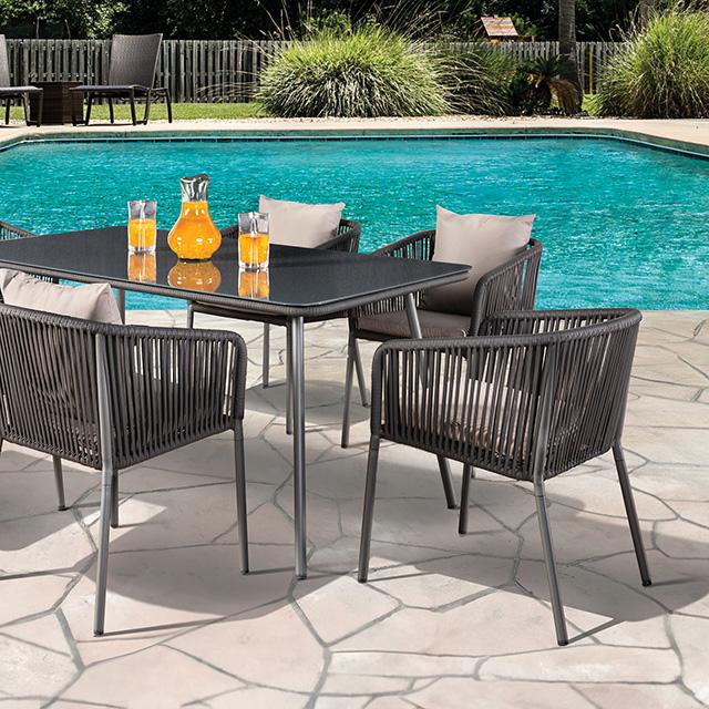 Tushari 8 Pc. Outdoor Dining Set - Furniture House (VA)
