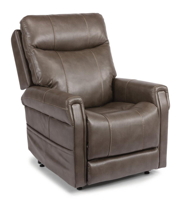 Flexsteel Jenkins Power Lift Recliner with Power Headrest and Lumbar