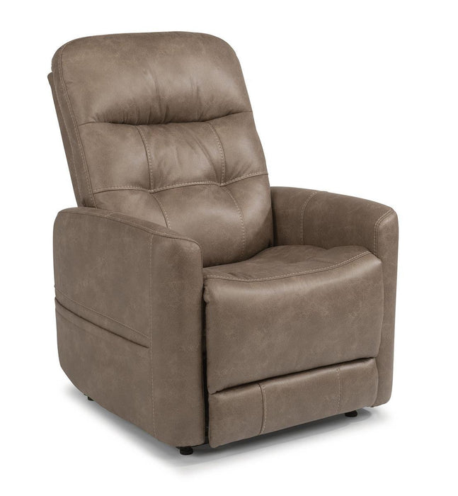Flexsteel Kenner Power Lift Recliner with Power Headrest and Lumbar