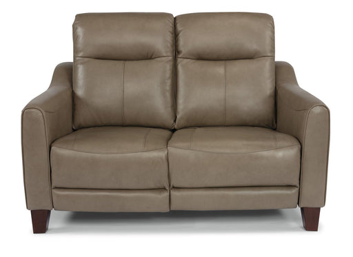 Flexsteel Latitudes Forte Leather Power Reclining Loveseat w/Power Headrests - Furniture House (VA)