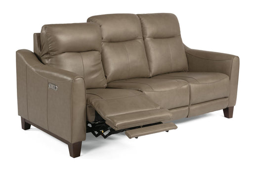 Flexsteel Latitudes Forte Leather Power Reclining Sofa w/Power Headrests - Furniture House (VA)