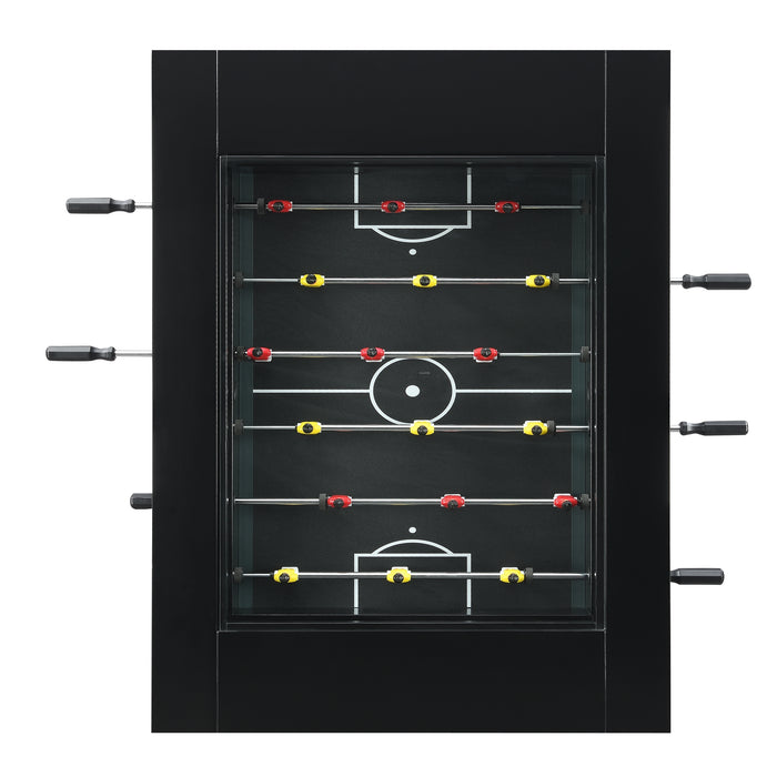 Giga Foosball Table (SSG-110601) Black Foosball Table