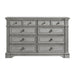 Glenmore 8-Drawer Dresser in Aged Grey - Furniture House (VA)