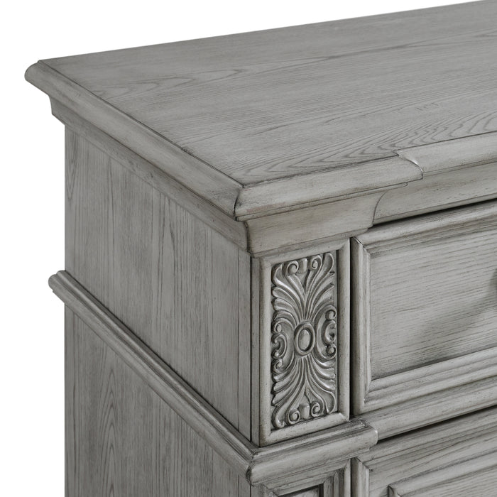Glenmore 8-Drawer Dresser in Aged Grey - Furniture House (VA)