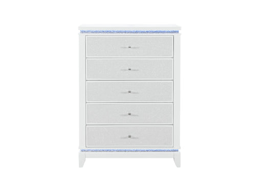 ALINA WHITE CHEST W/ LED - Furniture House (VA)