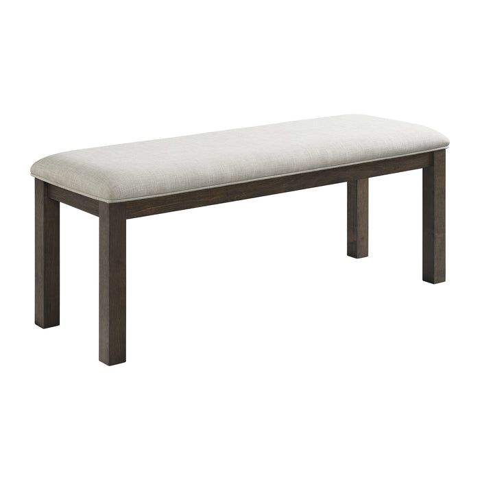 Grady 6PC Dining Set (72" Table + 4 Chairs + Bench) in Brown