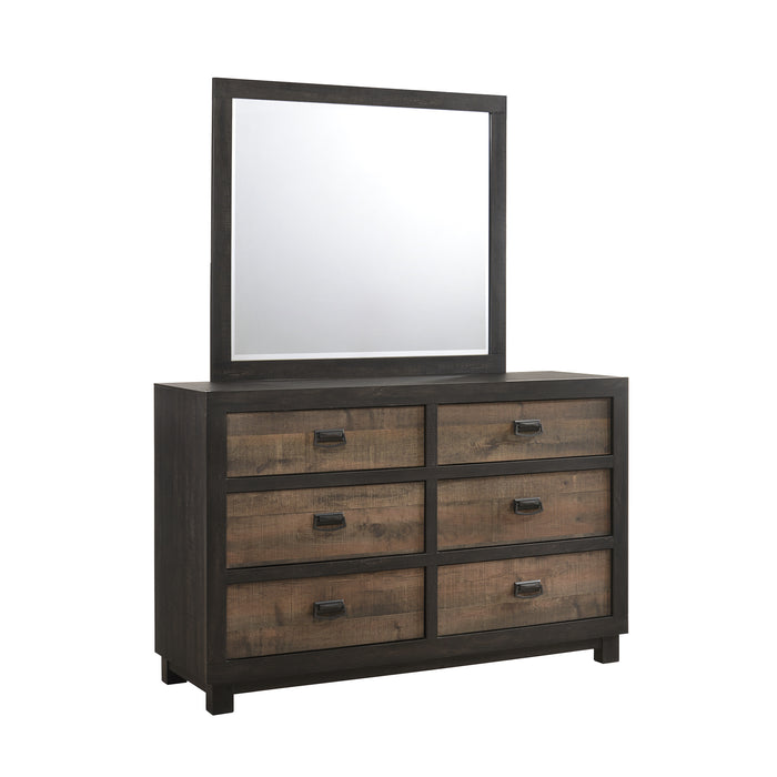 Harlington 6-Drawer Dresser w/ Mirror Set - Furniture House (VA)