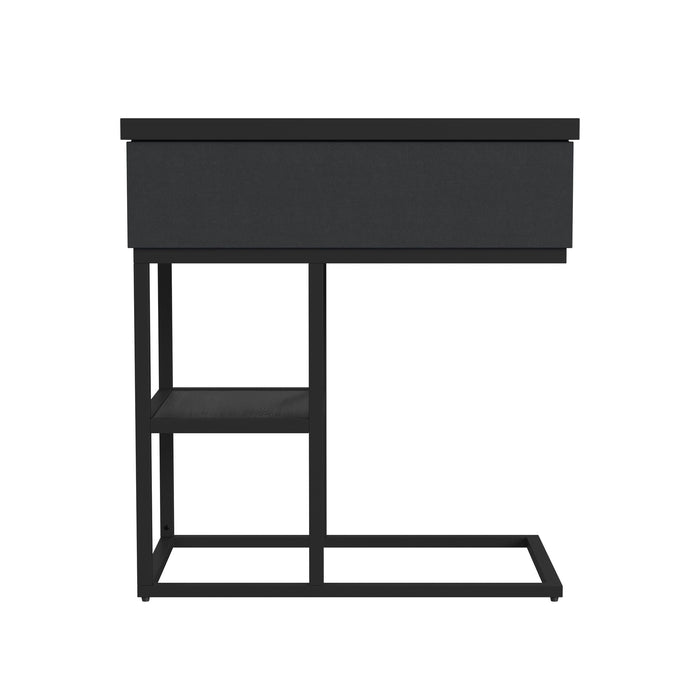 Halo Smart C-Table in Black - Furniture House (VA)