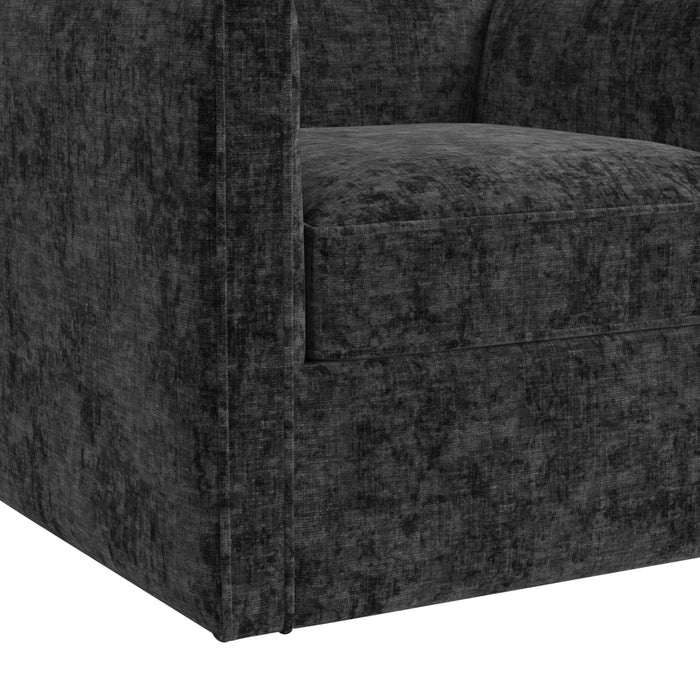 Hamlin Swivel Chair in Beamer Blue