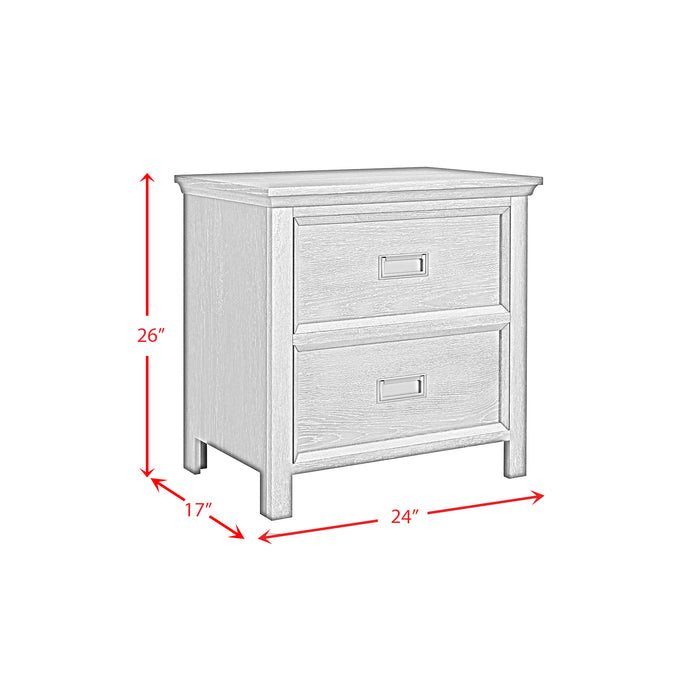 Hampton Kids 2-Drawer Nightstand with USB - Furniture House (VA)