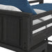 Hampton Kids Loft with Ladder and Desk with Speaker Bedroom Set - Furniture House (VA)