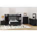 Hampton Kids Over Loft with Staircase and Desk with Speaker - Furniture House (VA)
