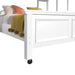 Hampton Kids Over Loft with Staircase and Desk with Speaker - Furniture House (VA)