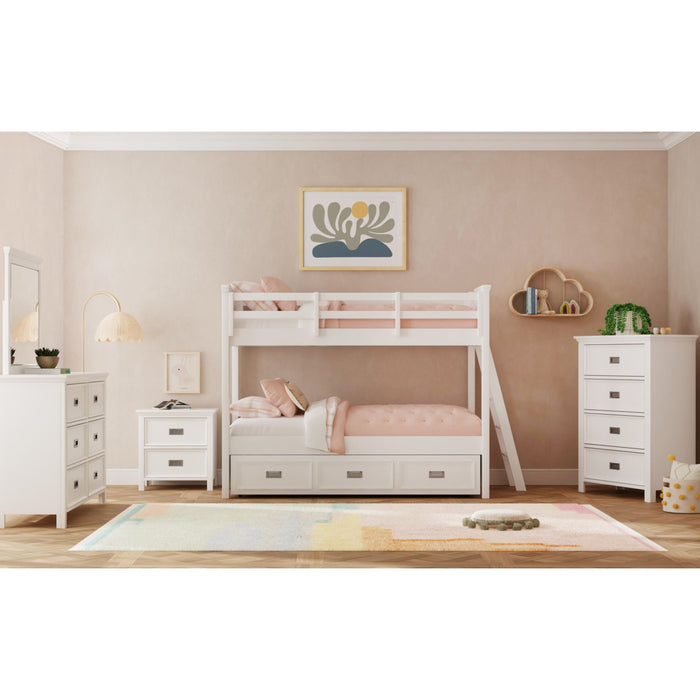 Hampton Kids Over Bunk with Ladder and Trundle