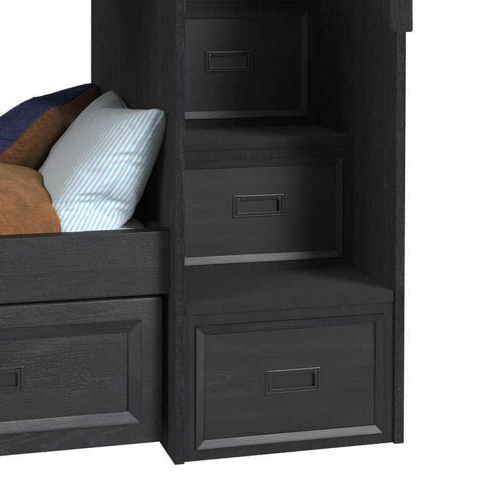 Hampton Kids Over Bunk with Staircase and Trundle