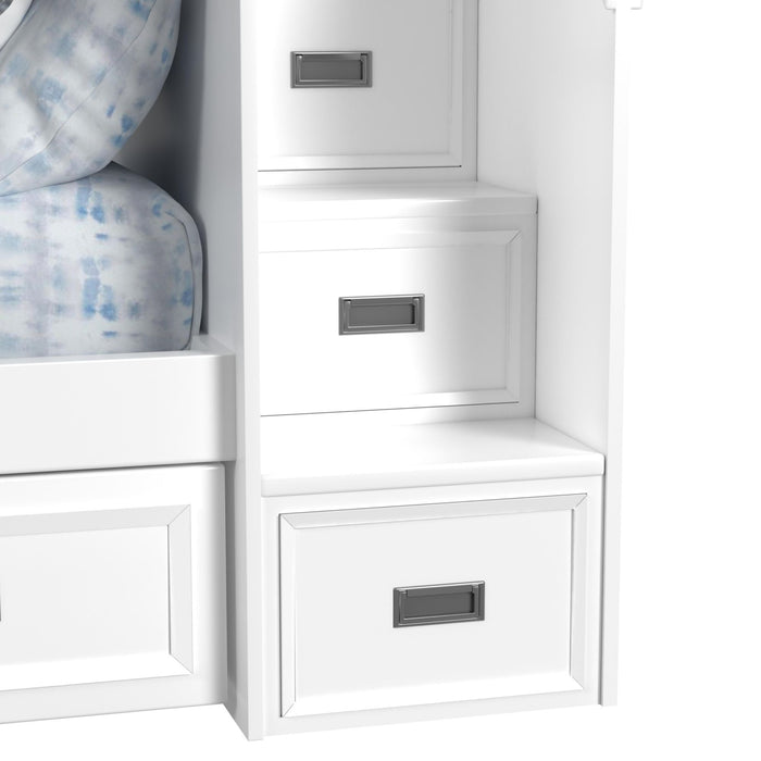 Hampton Kids Over Bunk with Staircase and Trundle