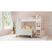 Hampton Kids Over Loft with Staircase and Desk with Speaker - Furniture House (VA)