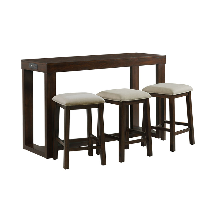 Hardy Occasional Bar Table Single Pack (Table + Three Stools) - Furniture House (VA)