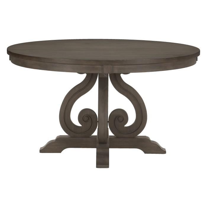 Toulon  Round Dining Table in Dark Pewter 5438-54*