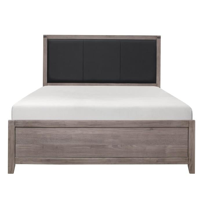 Woodrow Queen Panel Bed in Gray 2042-1*
