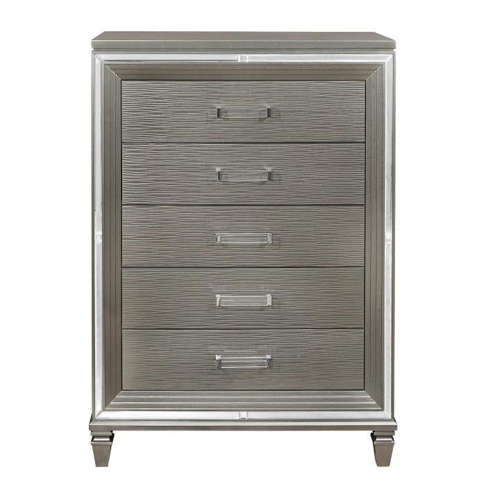 Tamsin Chest in Silver Grey Metallic 1616-9