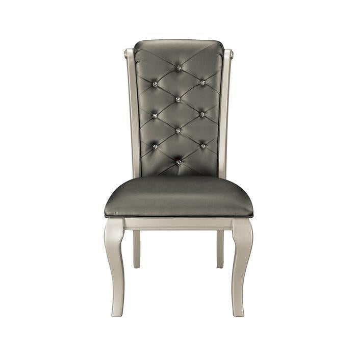 Crawford Side Chair in Silver (Set of 2)