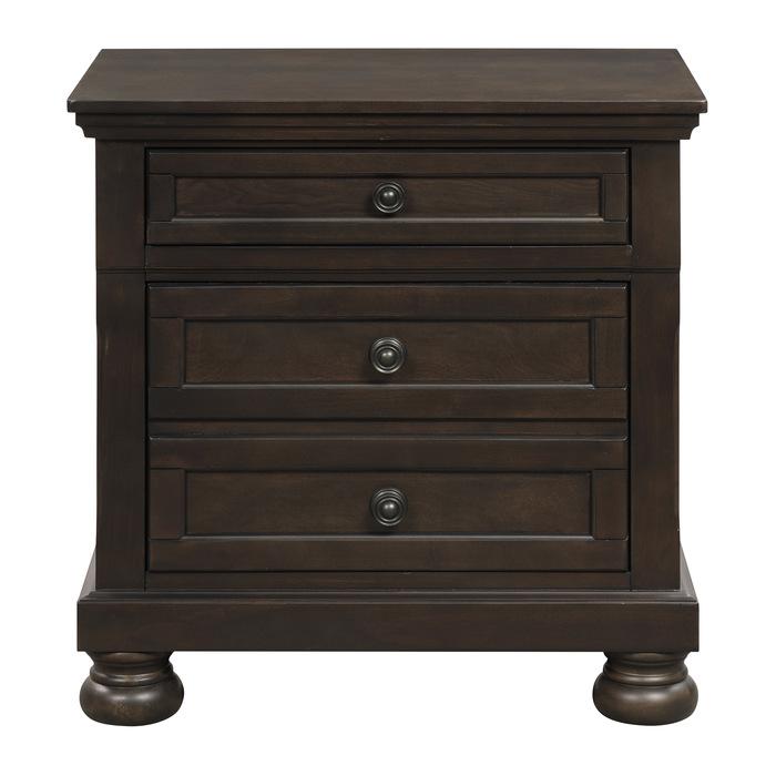 Begonia Nightstand in Gray 1718GY-4