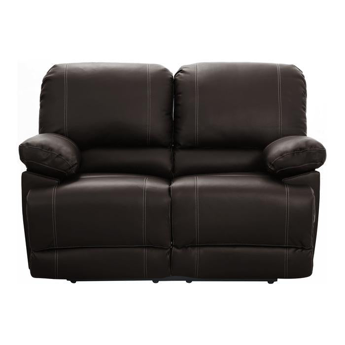 Cassville Double Reclining Loveseat in Dark Brown 8403-2