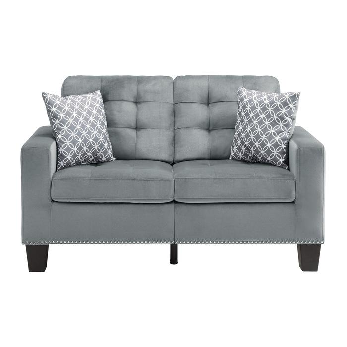 Lantana Loveseat in Gray 9957GY-2