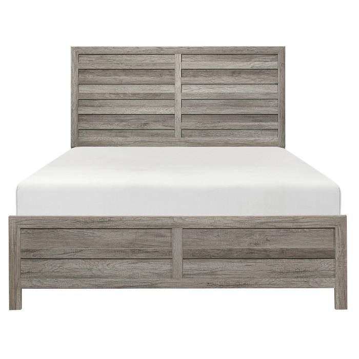Mandan Full Panel Bed in Weathered Gray 1910GYF-1*