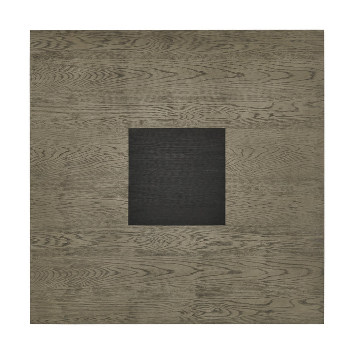 Jemma Square Table w/ Grey Top & Dark Espresso Base - Furniture House (VA)